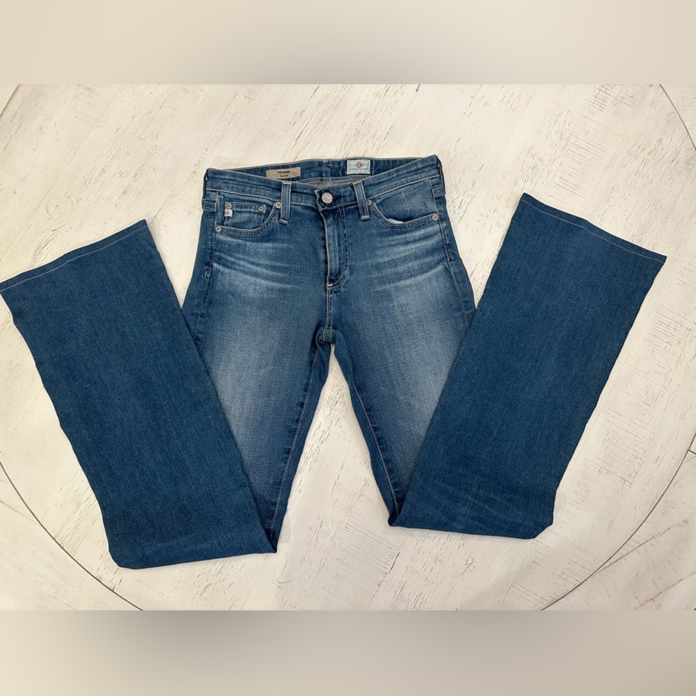 Adriano Goldschmied The Angel Boot Cut Flared Leg Women’s Jeans Size 26R - Picture 2 of 11